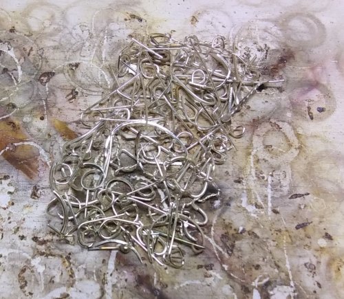 Judy Larson's Make a Lacy Argentium Scrap Metal Sheet - , General Education, Butane Torch, Soldering, Solder, Keep heating around